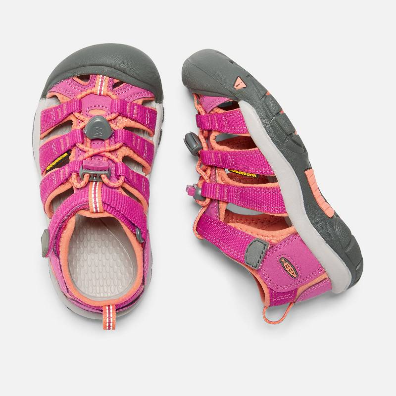 Keen Newport H2 Trekkingsandalen Kinder DE-32507 Very Berry/Fusion Coral - Keen Kinderschuhe Rosa